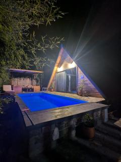 Unique wooden villa with pool - 9