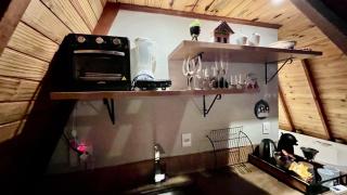 Chalé de madeira com vista para o rio - 3