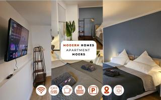 Modern Homes - Voll ausgestatte Wohnung - Balkon - Hotelbetten - 4K TV - WLAN - Moers - 7