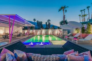 Retro Chic Oasis Saltwater Pool Spa & Mnt Views - Palm Springs - 0