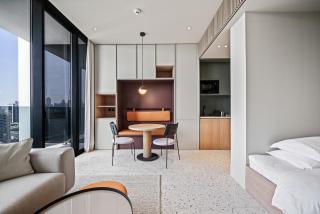 ALH Vacay Studio with Balcony and Burj View in Upside - Dubai - 4