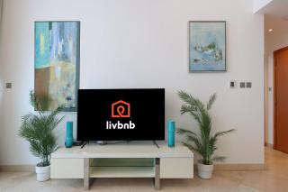 Livbnb - Captivating 1B w Partial Sea View, Marina - Dubai - 3