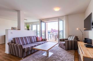 Sieglinde - Apartment in der Hafenresidenz mit Balkon & Wellness - Waren - 0