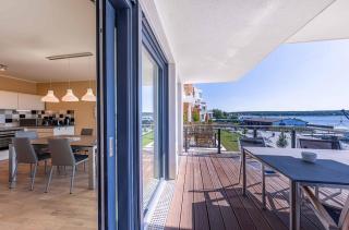 Müritzsonne - Apartment in der Hafenresidenz mit Balkon & Wellness - Waren - 7