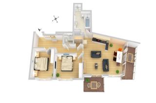 Garzini - Apartment mit Balkon & Müritzpanorama in der Hafenresidenz - Waren (Müritz) - 7