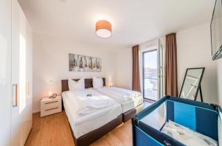 Müritzquartier No 13 - Apartment in der Hafenresidenz mit Kamin & Hafenblick - Waren - 4