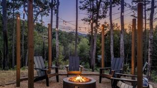 Modern Treetop Escape! Hot Tub, Fire Pit & Views! - Sevierville - 9