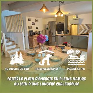 Ker Adèle, longère cosy au cœur d'un bois - Ploërdut - 0