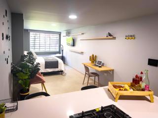 Elegante loft en Medellín con bañera y Aire 1-01 - Medellín - 8