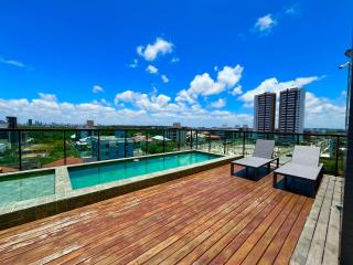 Flat confortável na praia de Intermares. LBH 404 - 8