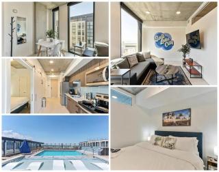 Downtown Lux Bldg - Rooftop Pool-hottub - King bed - Salt Lake City - 7