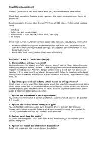 Apartemen Nyaman, Akses Mudah - Muara - 9