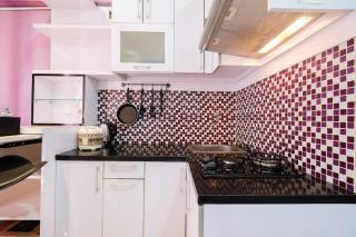 Homey 1BR with Spacious Living Room Green Pramuka City Apartment By Travelio - Jakarta - 1