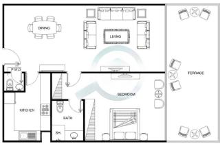 Free Netflix, Sea View, Private Beach & Pool - Dubai - 4