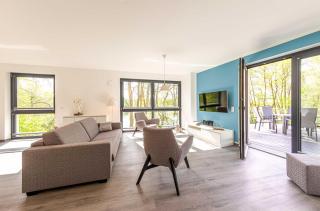 Tao-Suite mit Seeblick, Balkonterrasse & Sauna - Krakow am See - 9