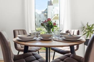 kitchenroombed - Top City-Lage I nahe Hbf I bis 5P I Aufzug I Tiefgarage I Terrasse - Halle an der Saale - 6