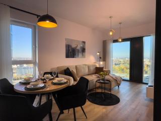 URBAN APARTMENTS GLOBAL PREMIUM, 21st Floor No 5, Free Parking, Self Check-in - Kattowitz - 8