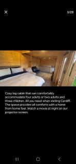 Super cosy, self-contained cabin private Ensuite - Cardiff - 2