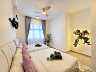 Cozy Central City 4BR Suite near JB CIQ 12Pax - Johor Bahru - 6