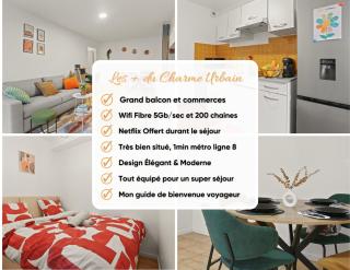 Parenthèse Urbaine -1mn Métro - Paris - Wifi - commerces - balcon vue calme- travail - famille - Maisons-Alfort - 5