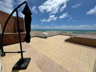Cobertura Duplex com PISCINA PRIVATIVA de frente para o MAR 5 quartos até 12 pessoas - Barra de São Miguel - 1
