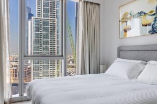 Knokey Luxury 1BR Apartments - 5 min walk to Burj Khalifa & Dubai Mall & Dubai Fountain - 7