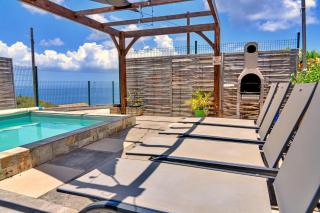 Villa Bon manjé cosy, piscine privative & vue Mer - Case-Pilote - 9