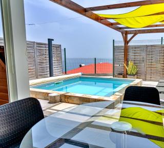 Villa Lanati cosy, piscine privative & vue mer - Case-Pilote - 0