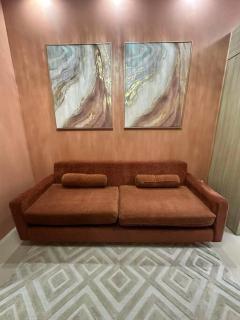 Cozy orange room at shore - 6