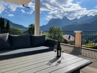 Large 3 bed apartment with mountain views, pool and gym - Chateau-d'Oex - 9