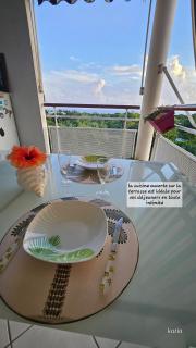 Joli T2 L'Oasis vue mer des Caraïbes proche des plages - 9