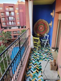 Appartement in der berühmten YSL Street seulement à 1 personne ou couple marié ou touristes étrangers - Marrakech - 9