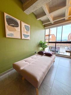c202 - Loft, hab1, baño 1, 1tv, sofacama, wifi - La Ceja - 2