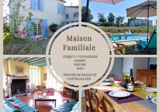 Grande maison de famille entre Bazas et Casteljaloux - - 9