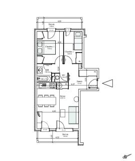 Résidence Le Criterium - Résidence Le Critérium 3 Chalet C Appartement 9 MAE-4341 - 2