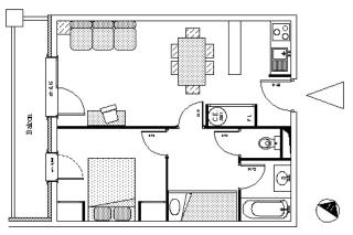 Résidence Le Clos Vanoise - 2 Pièces pour 6 Personnes MAE-4411 - Bessans - 1