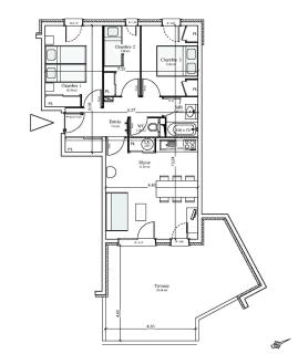 Résidence Le Criterium - Appartement 6 personnes spacieux MAE-4381 - Lanslebourg-Mont-Cenis - 2