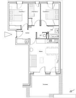 Résidence Le Criterium - Appartement 6 personnes spacieux MAE-4451 - Lanslebourg-Mont-Cenis - 1
