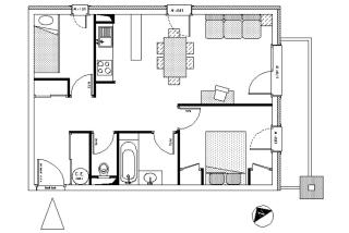 Résidence Le Clos Vanoise - 3 pièces poutres apparentes vue sur pistes MAE-4531 - Bessans - 1