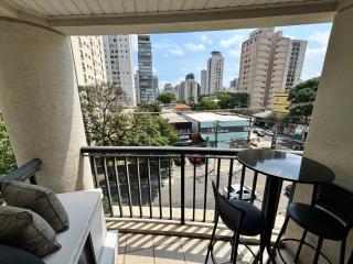 Flat Estaza Luxo Moema Ibirapuera com garagem piscina 202 - São Paulo - 9