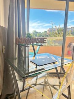 Appartement lumineux Vue Mer, Piscine et tennis - Nice - 4