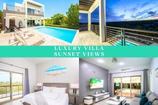 Private Pool Villa Ocean Views Steps from Beach - Long Bay Hills - 0