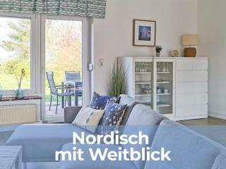 Ferienhaus Oll Smee 9 - Huus Twee mit eingezäunten Garten, Weitblick, Kamin und Strandkorb - 9