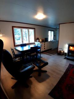 Koselig blått hus - utsikt Losna - 2