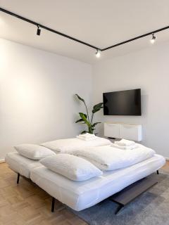 Moderne City-Wohnung mit Self Check-In und Free Wifi im Zentrum - - 1