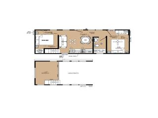 The Blue Devil Cabin #5 at Blue Spruce RV Park & Cabins - Tuckerville - 5