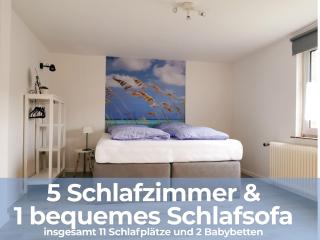 Smittshörn 3 - Nordsee Ferienhaus für Gruppen und Familien mit eingezäunten Garten - Wittmund - 1