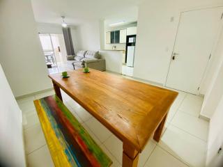Apto na Aviação, apenas 2 min da praia - Ideal para home office, praia e descanso - Praia Grande - 4