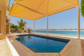 Private Pool & Direct Beach Access-4BDR Villa - Dubai - 0