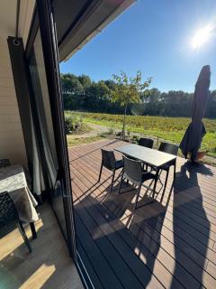 Ermitage Saint Quinis - le Ponant, maison en bois eco ondes - 5